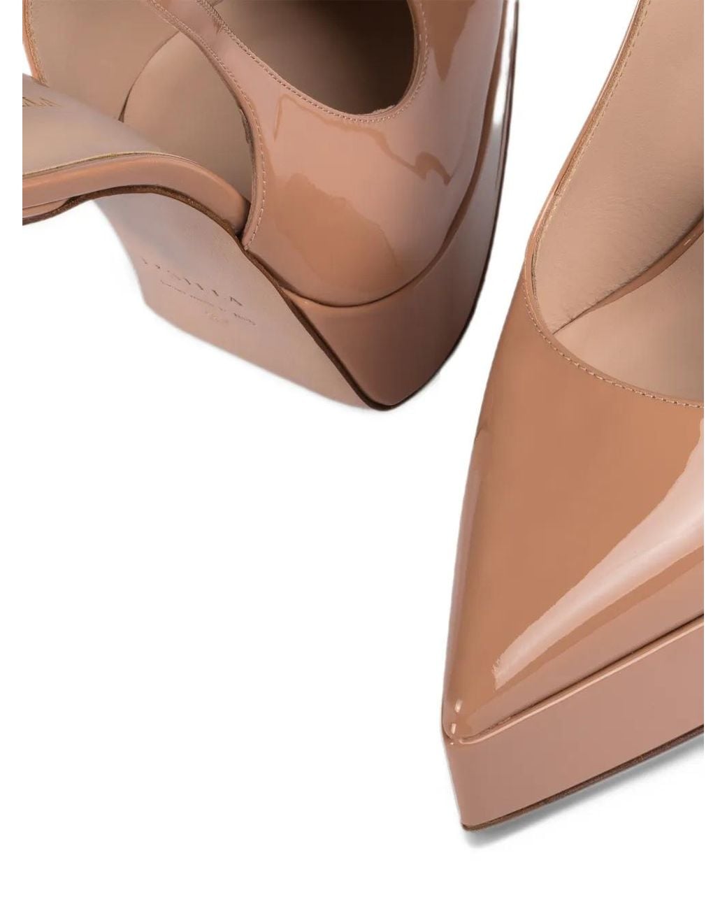 Le Silla Pink Uma Platform Pumps