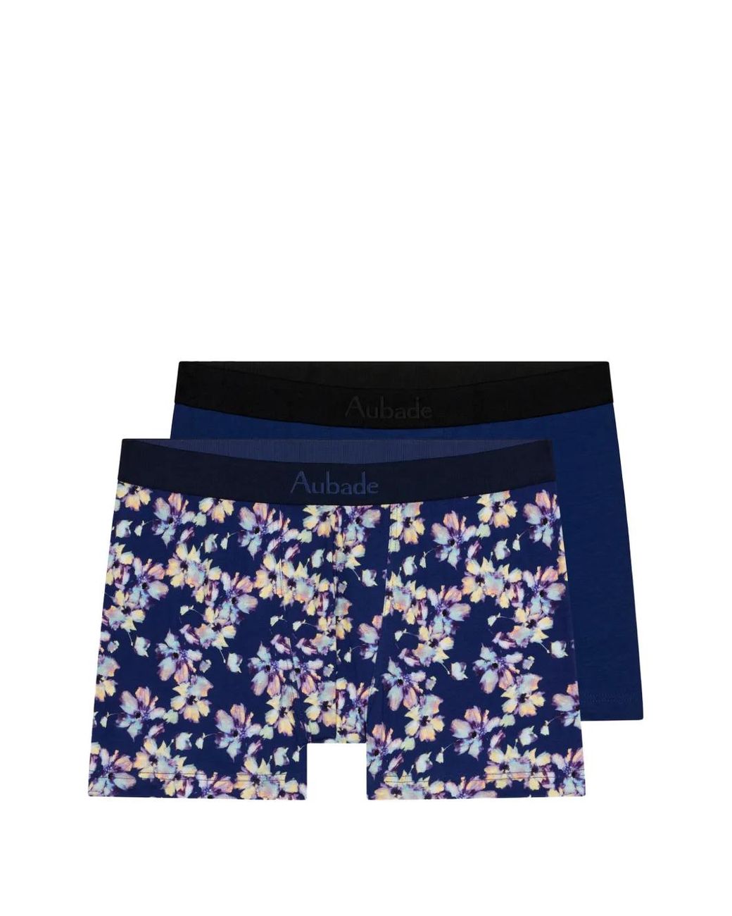 Aubade Blue Floral-Print Boxers (Set Of Two) for men