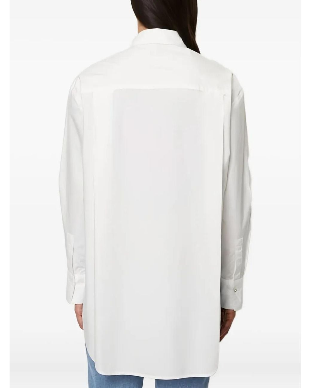 Marc O' Polo Button-Up Blouse in het White
