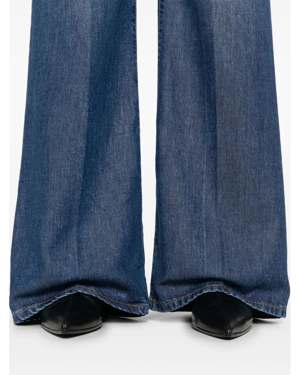 Vaqueros Amber Dondup de color Blue