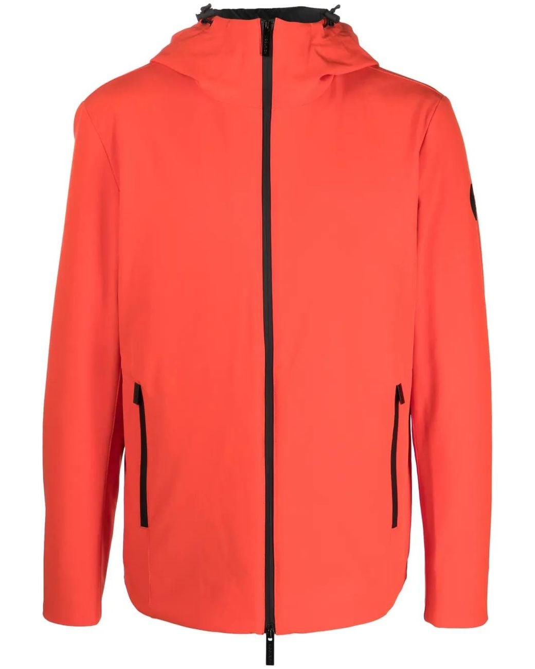 Woolrich Red Veste Légère À Patch Logo for men