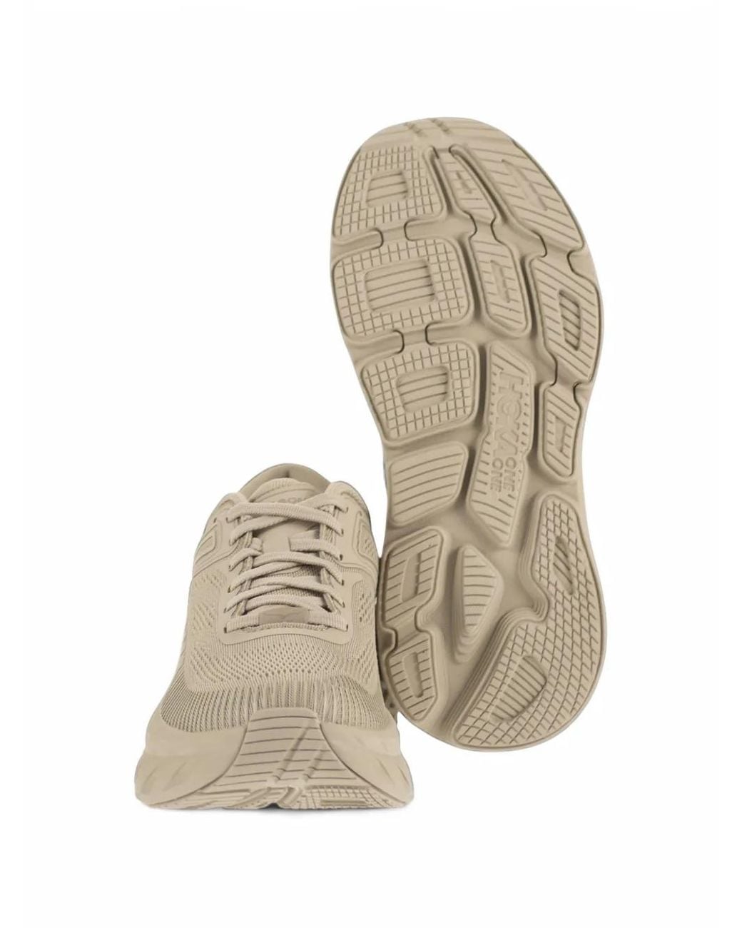 Hoka One One White Bondi 7 Sneakers
