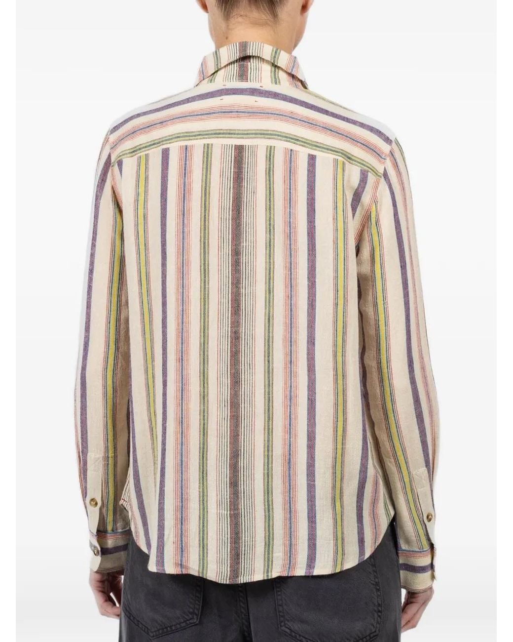 Xirena Natural Marcel Striped Shirt