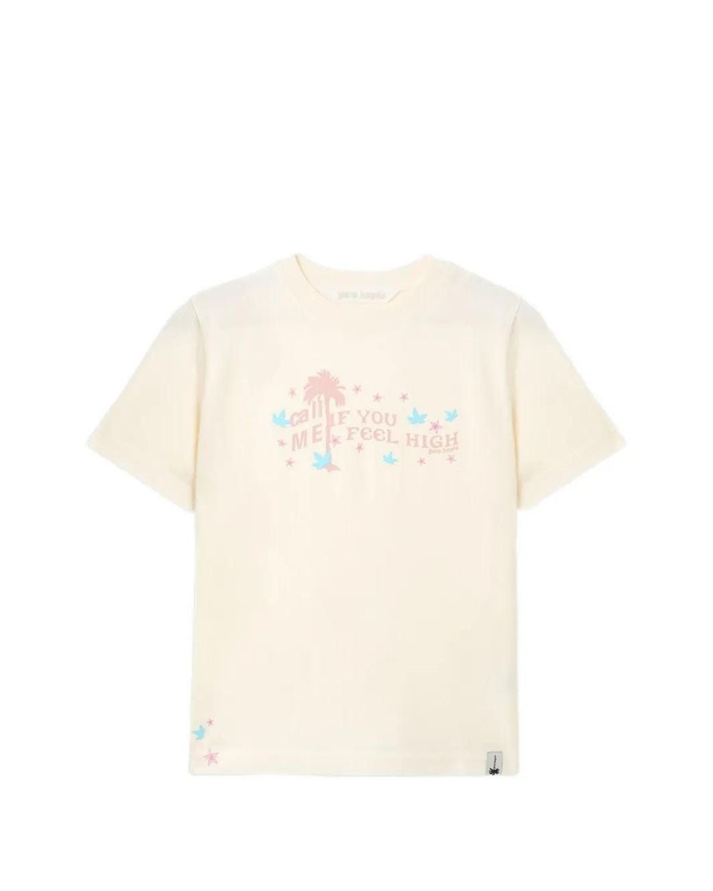 Palm Angels White Feel High Regular T-Shirt