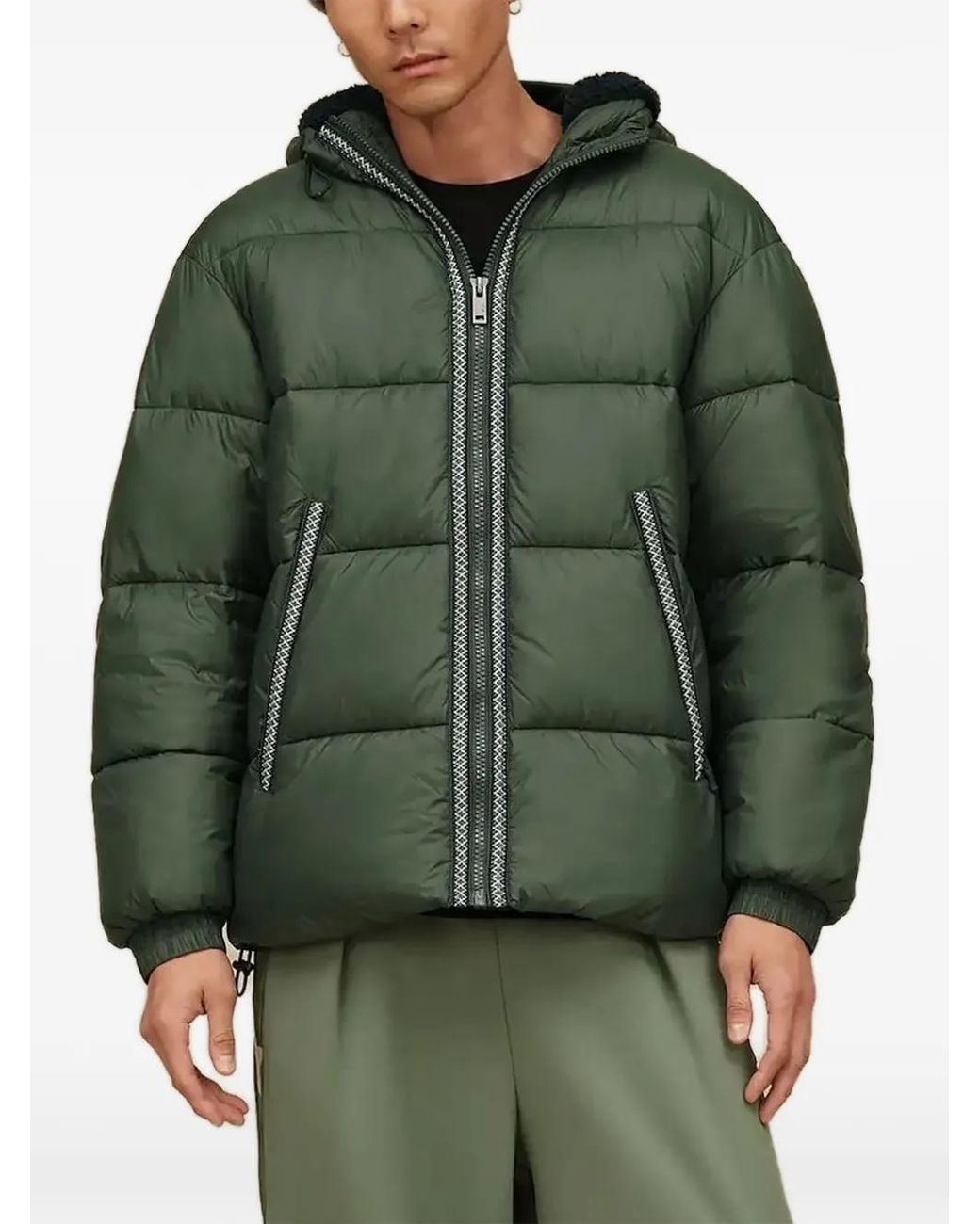Ugg Green Xayden Braid Puffer Jacket for men