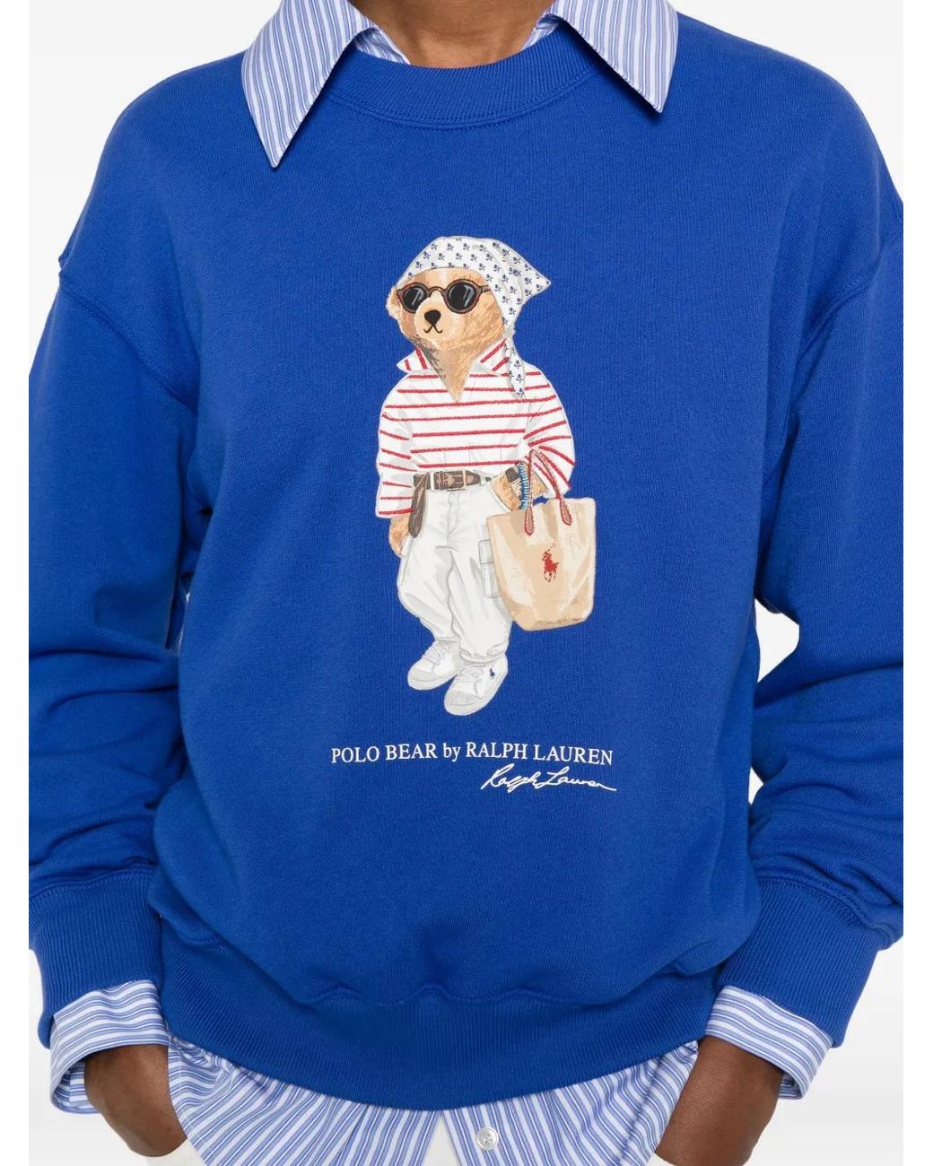 Polo Ralph Lauren Blue Long-Sleeve Sweatshirt