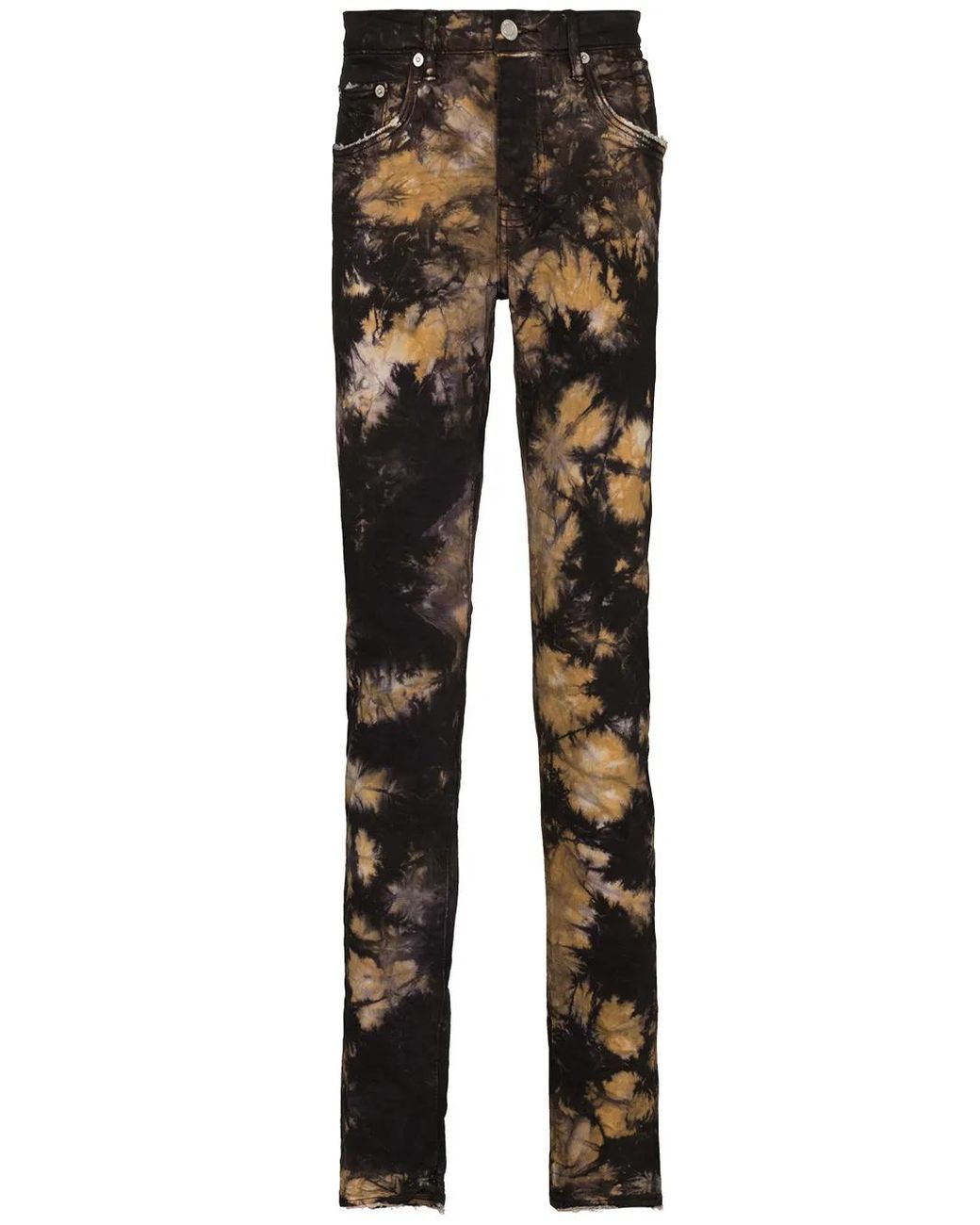 Purple Brand Black P001 Tie-Dye Jeans for men
