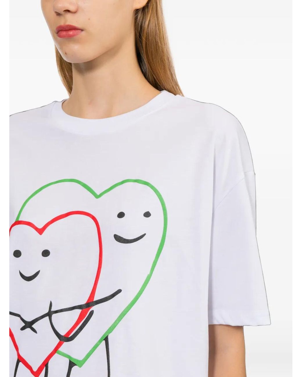 Joshua Sanders White Graphic-Print T-Shirt