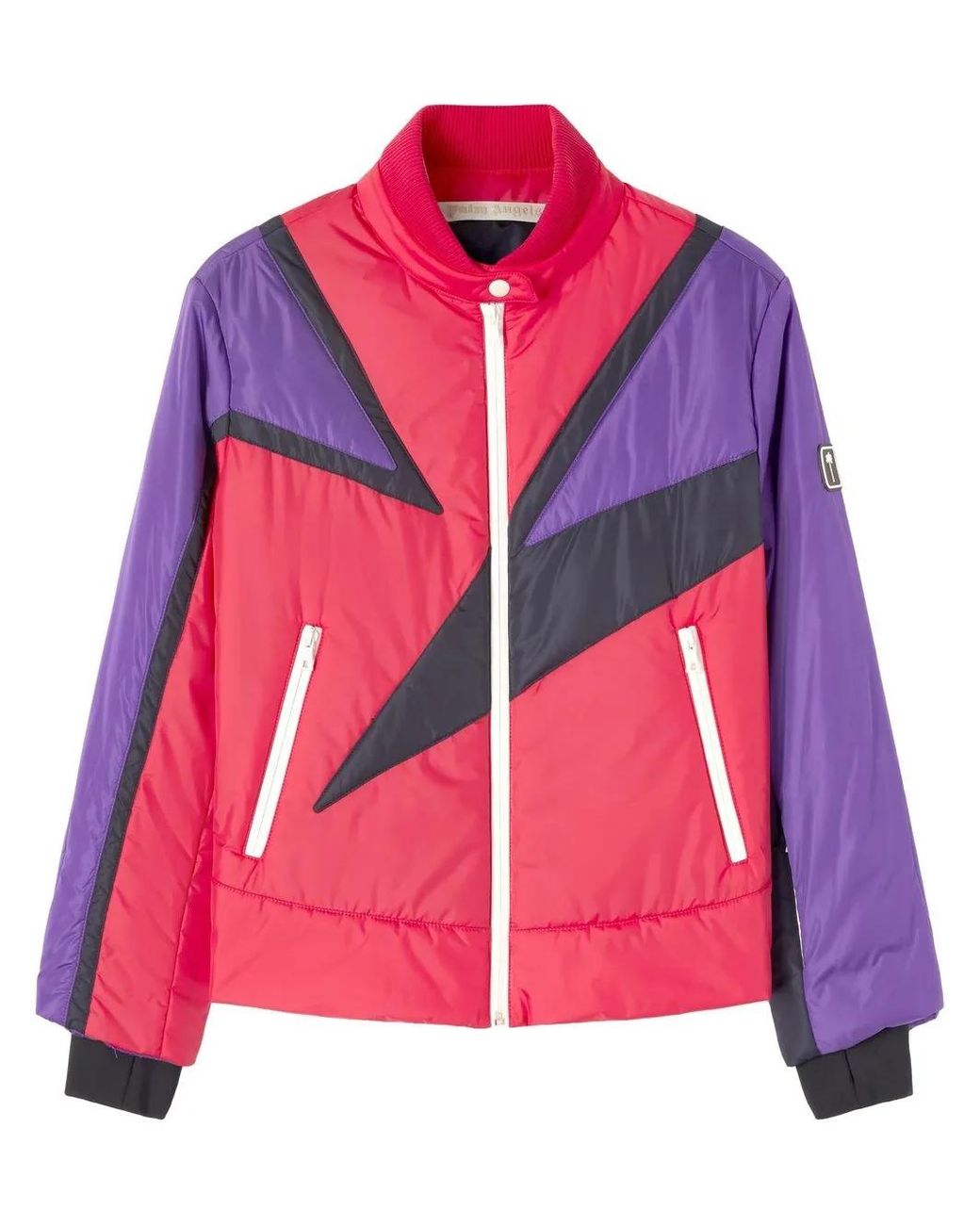Palm Angels Ski-Jack Met Colourblocking in het Pink