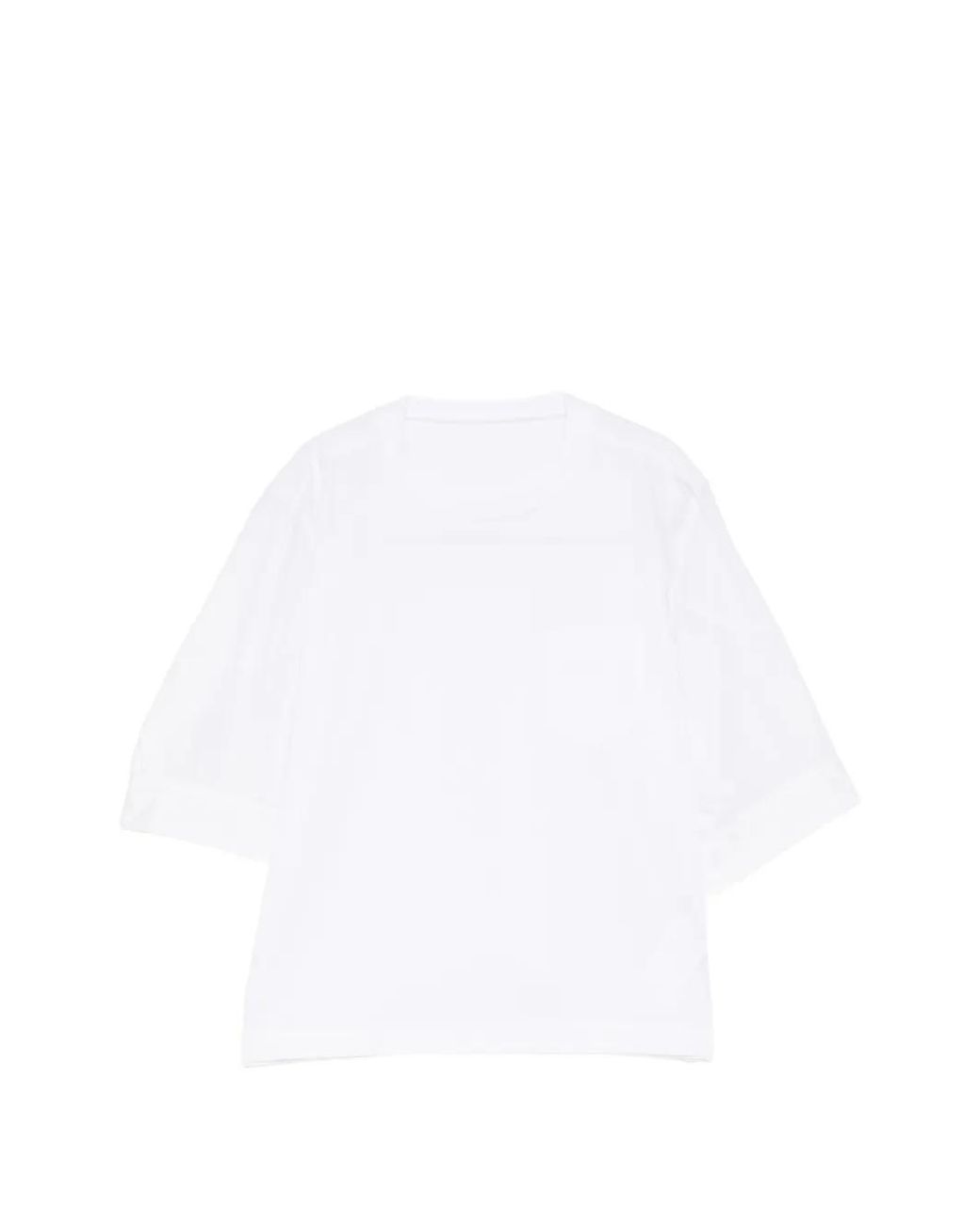 Sacai White Chest-Pocket Short-Sleeve T-Shirt