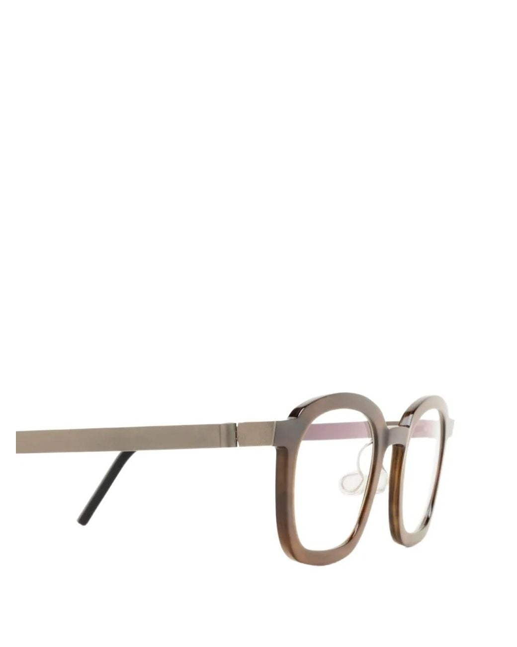 Lindberg Brown Square-Frame Glasses