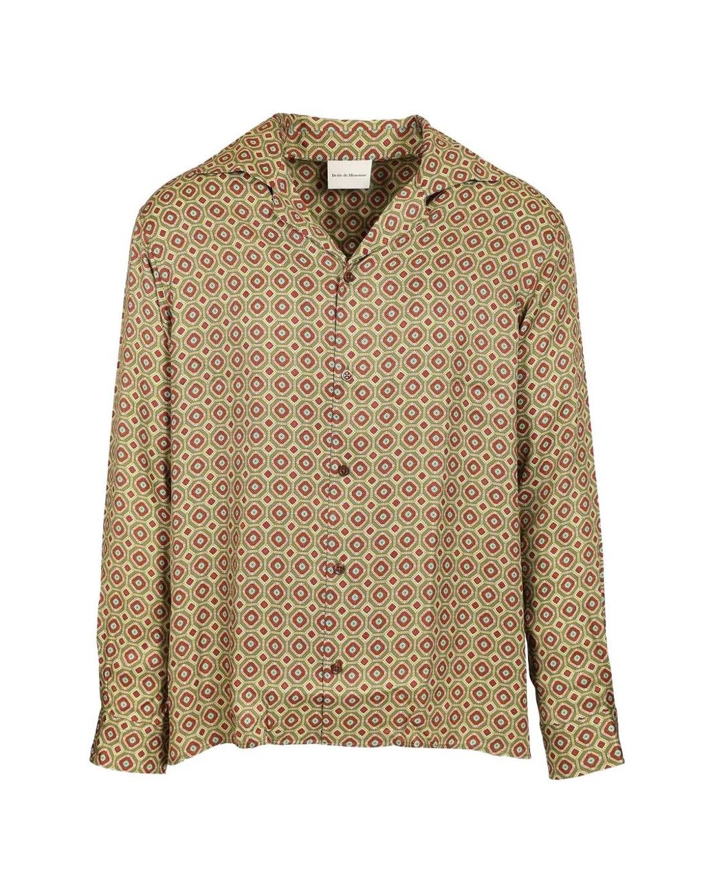 Drole de Monsieur Natural Geometric Shirt for men