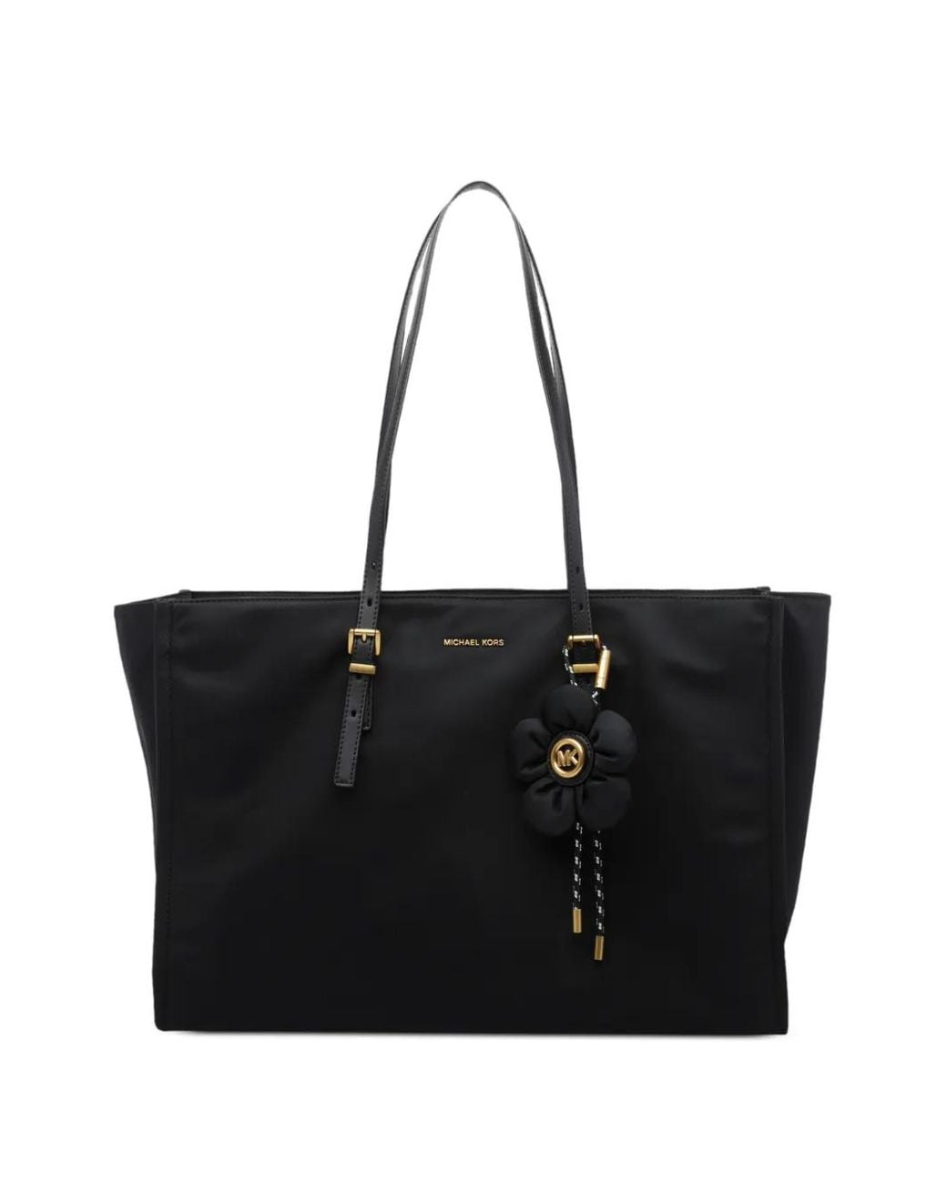 MICHAEL Michael Kors Black Medium Zadie Nylon Tote Bag