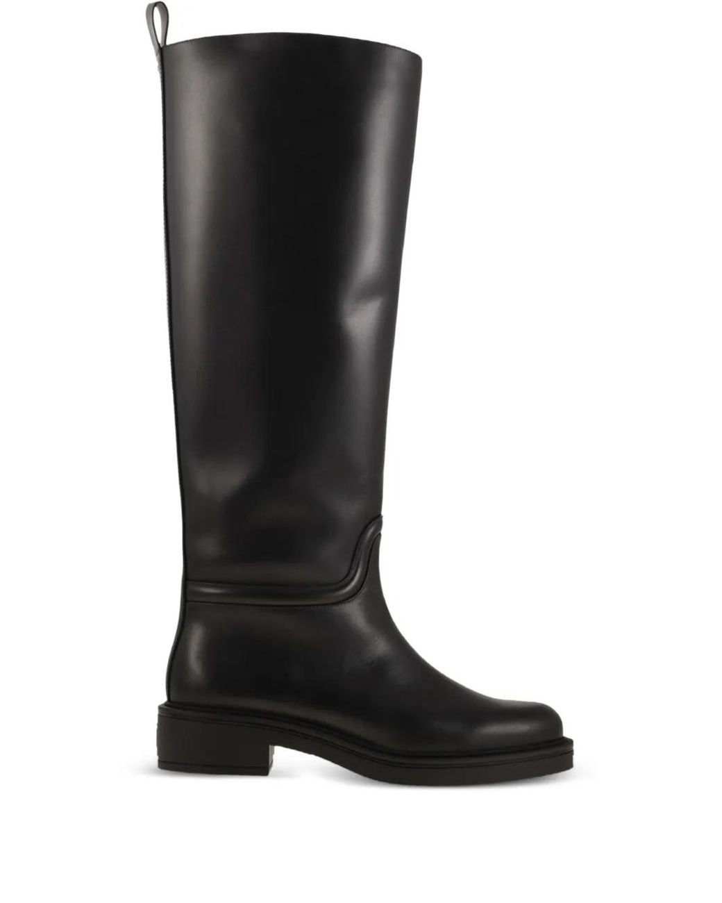 Stuart Weitzman Black Celia Lederstiefel