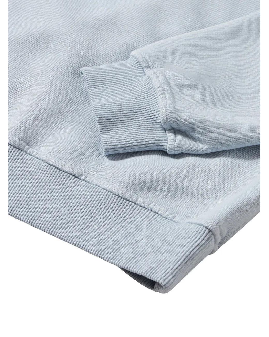 Fortela Blue Yalep Zip Pocket Long-Sleeves Polo Shirt for men
