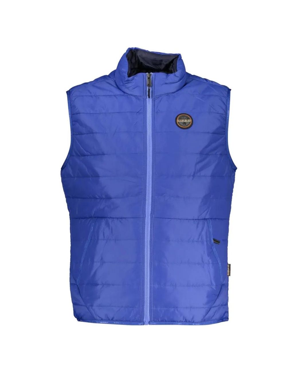 Napapijri Blue Gilet Matelassé Skidoo for men