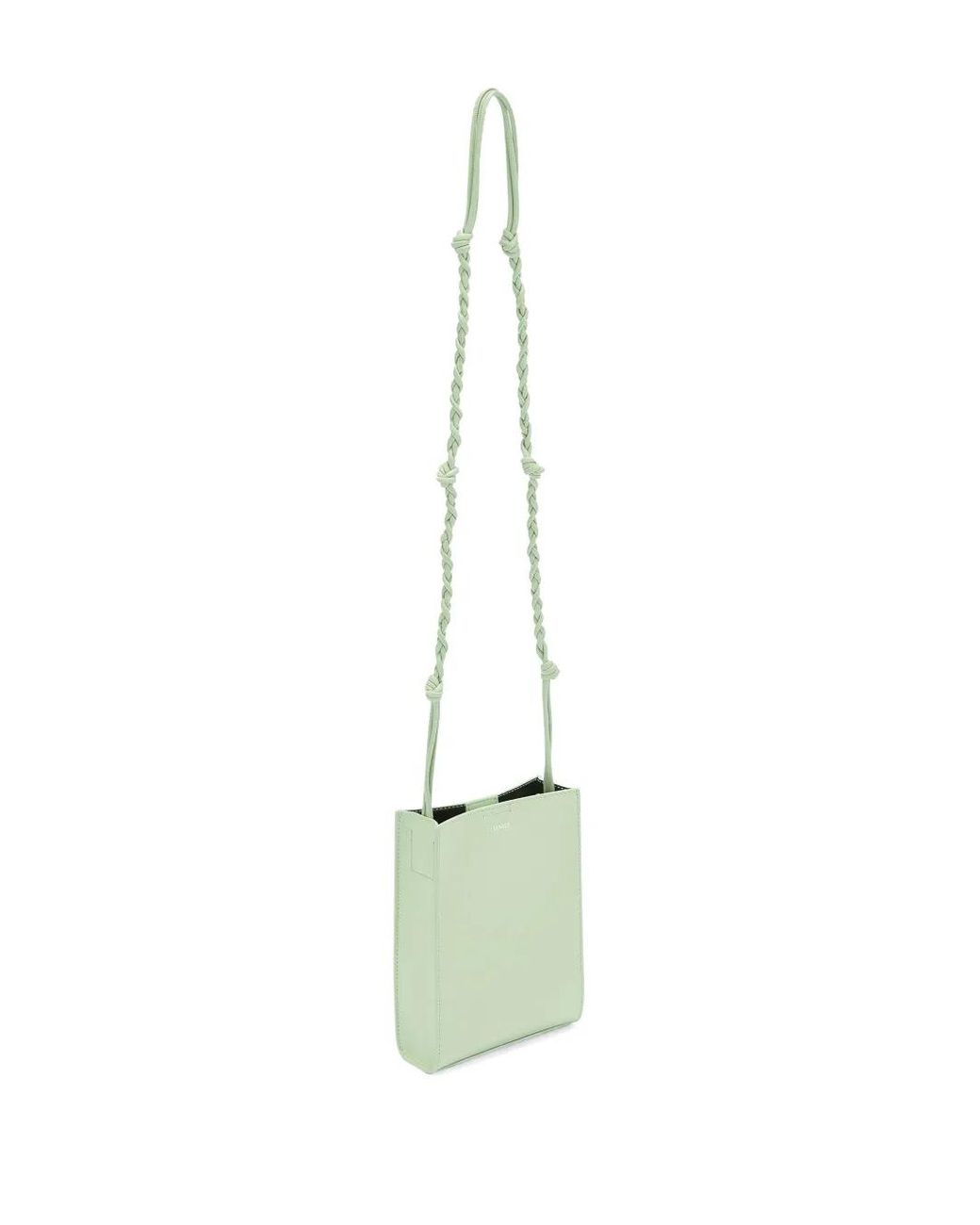 Jil Sander White Tangle Small Shoulder Bag