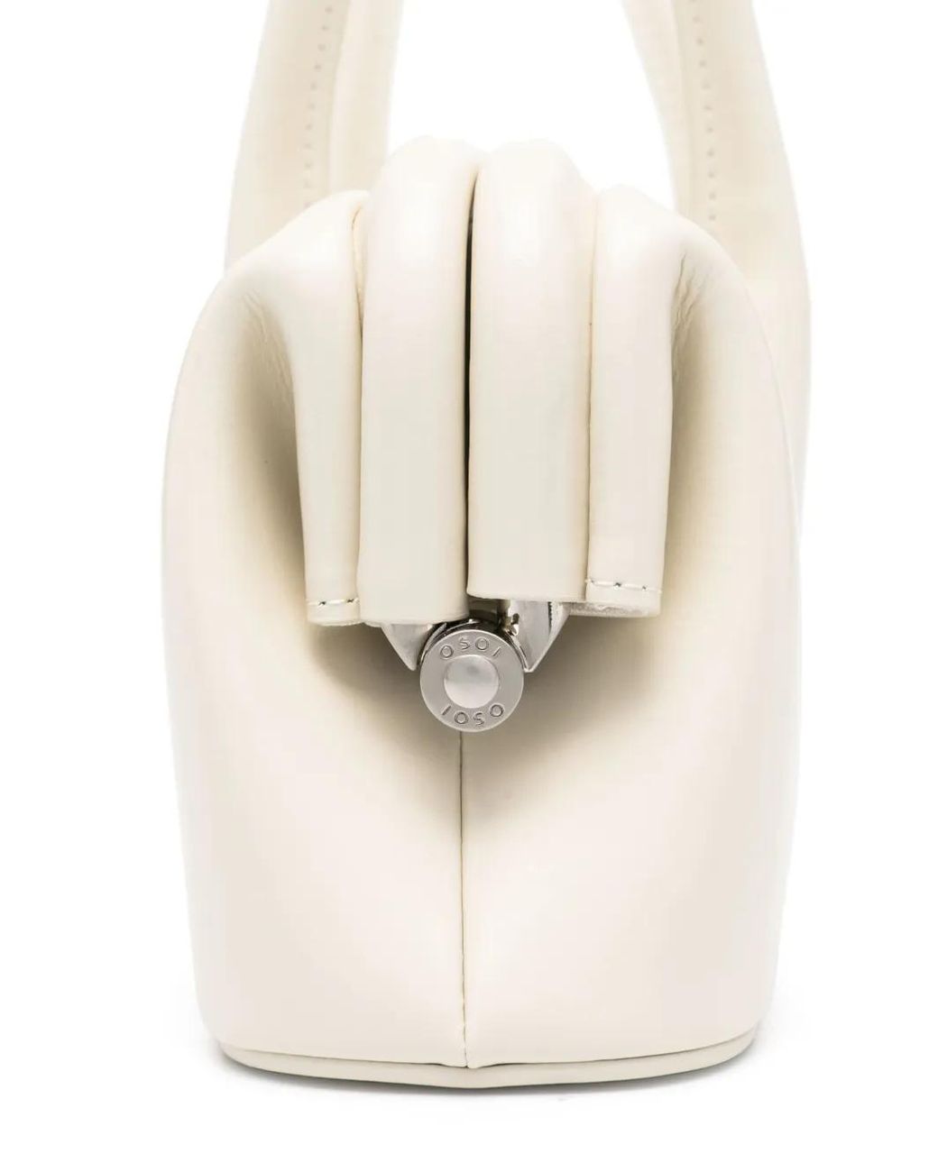 OSOI White Mini Boat Shoulder Bag