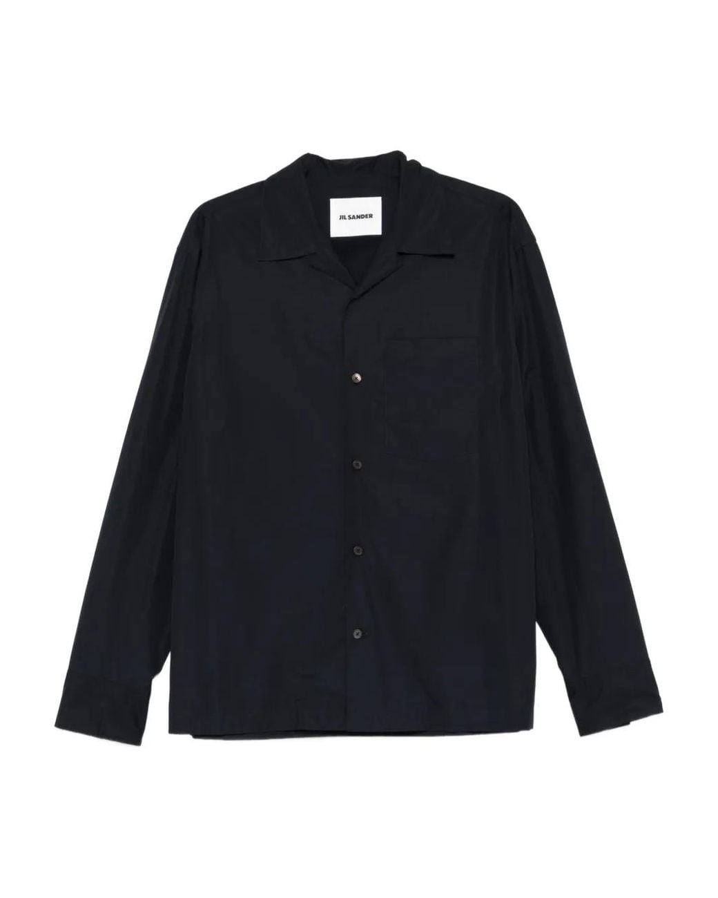 Jil Sander Blue Cotton Shirt for men