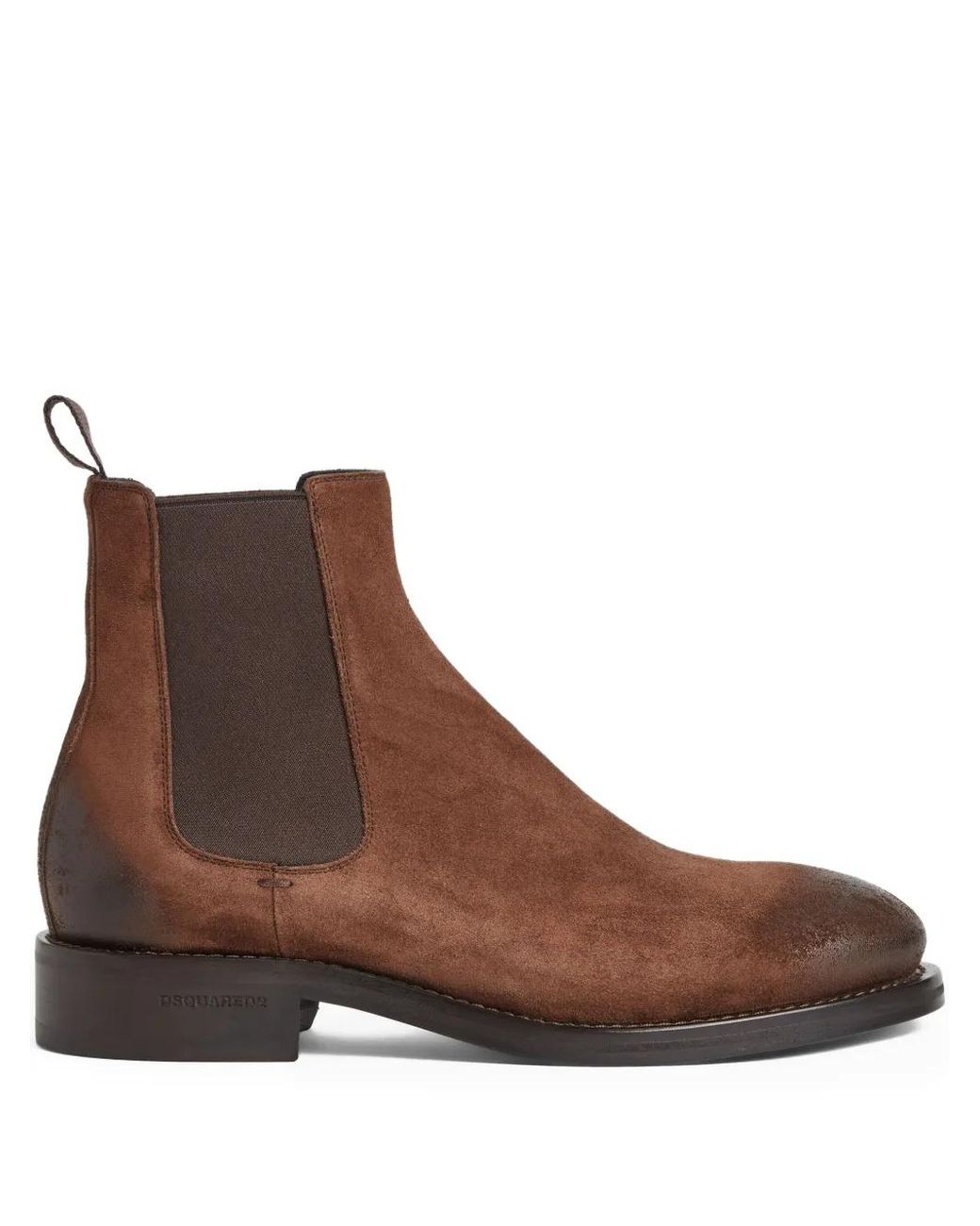 DSquared² Brown Suede Boots for men