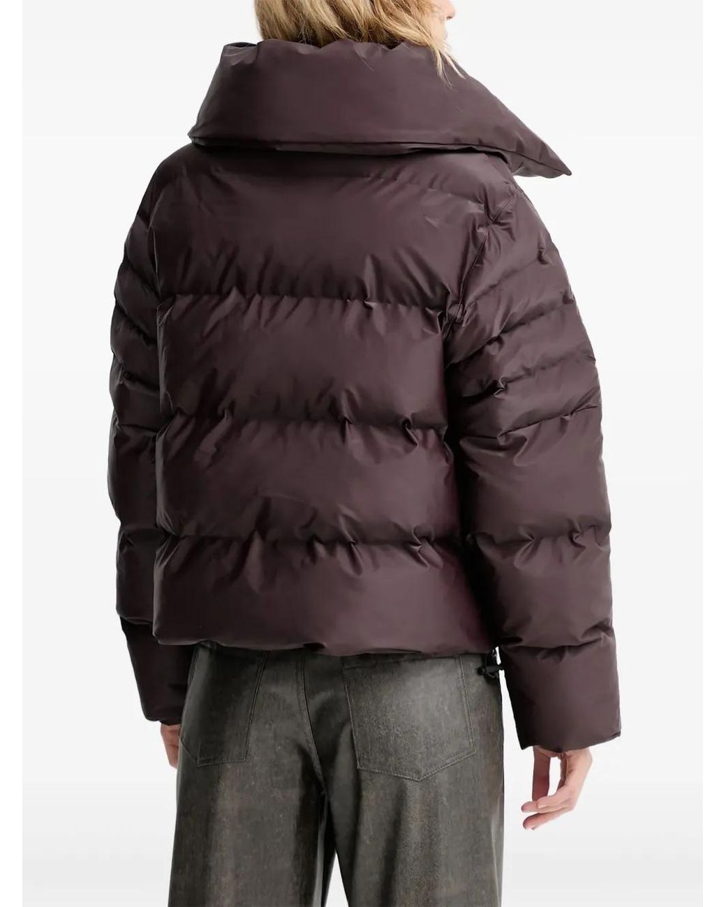 Rains Black Alta Vision Puffer Jacket