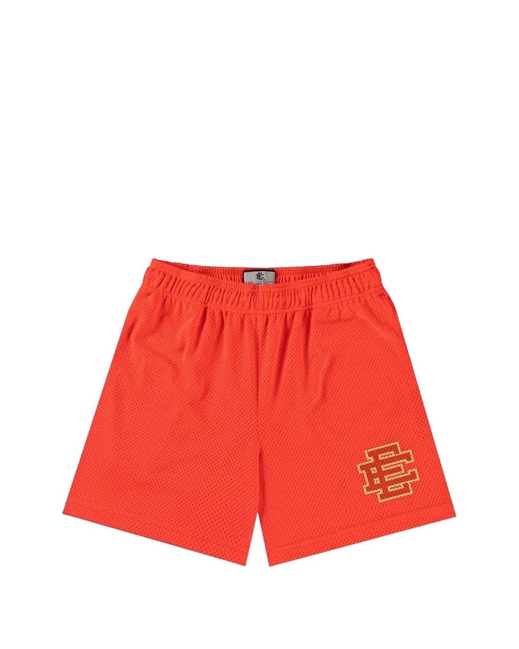 Eric Emanuel Red Elasticated-Waistband Shorts for men