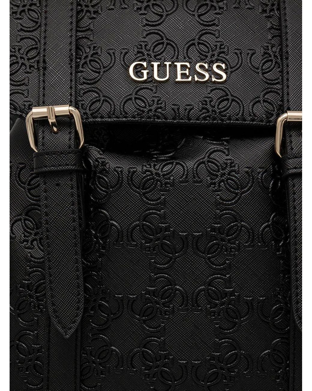 guess-black-Embossed-Backpack.jpeg display picture 2