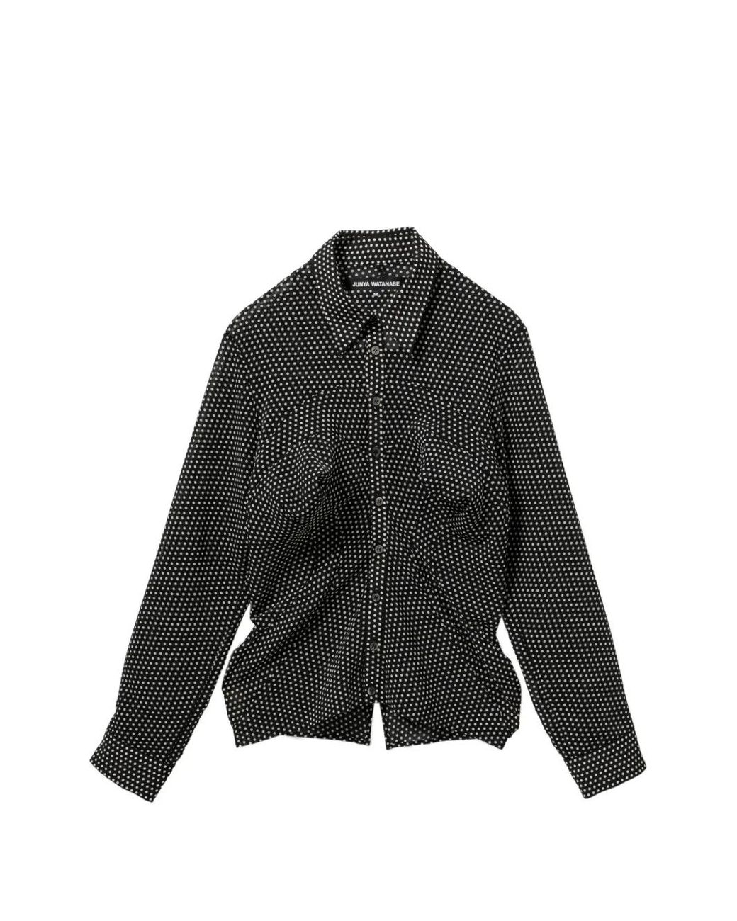 Junya Watanabe Black Polka Dot Blouse