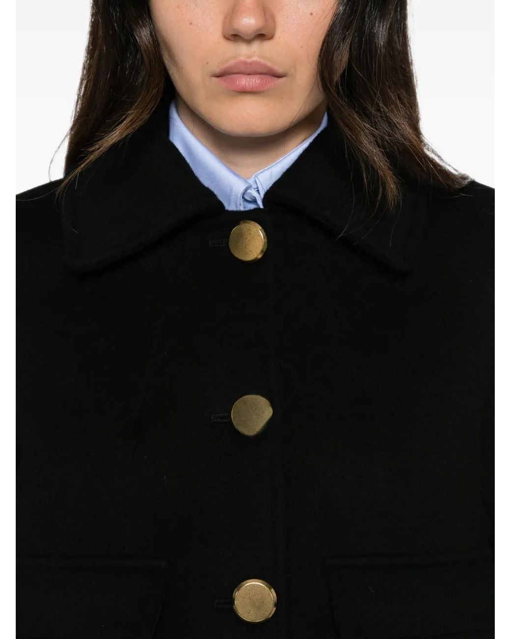 Chaqueta Corta Con Botones P.A.R.O.S.H. de color Black