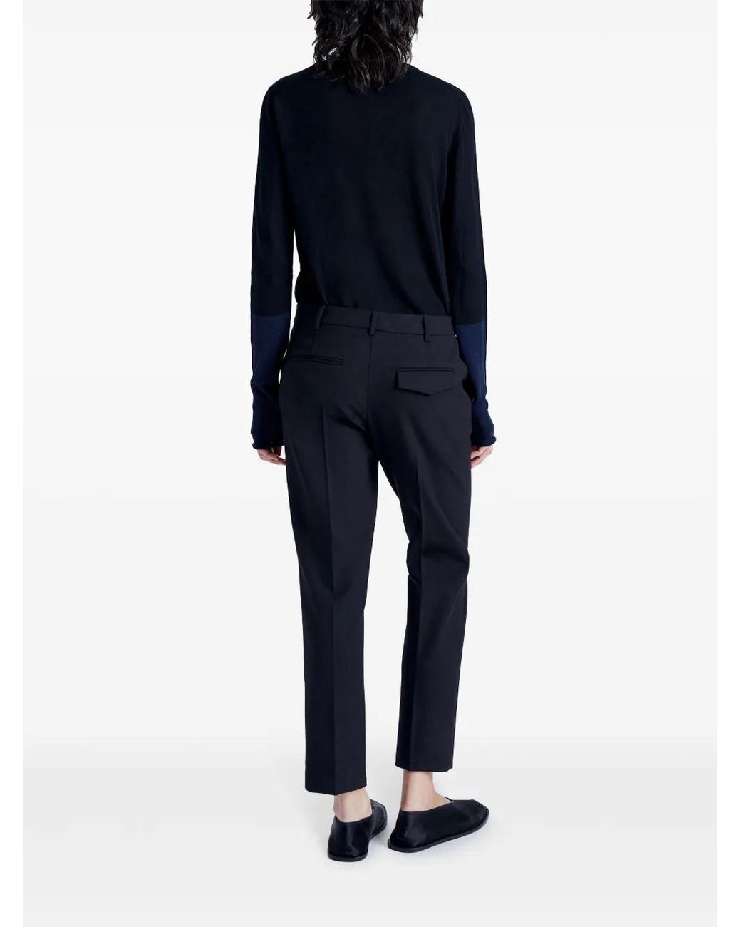 Proenza Schouler Blue Myers Cotton Trousers
