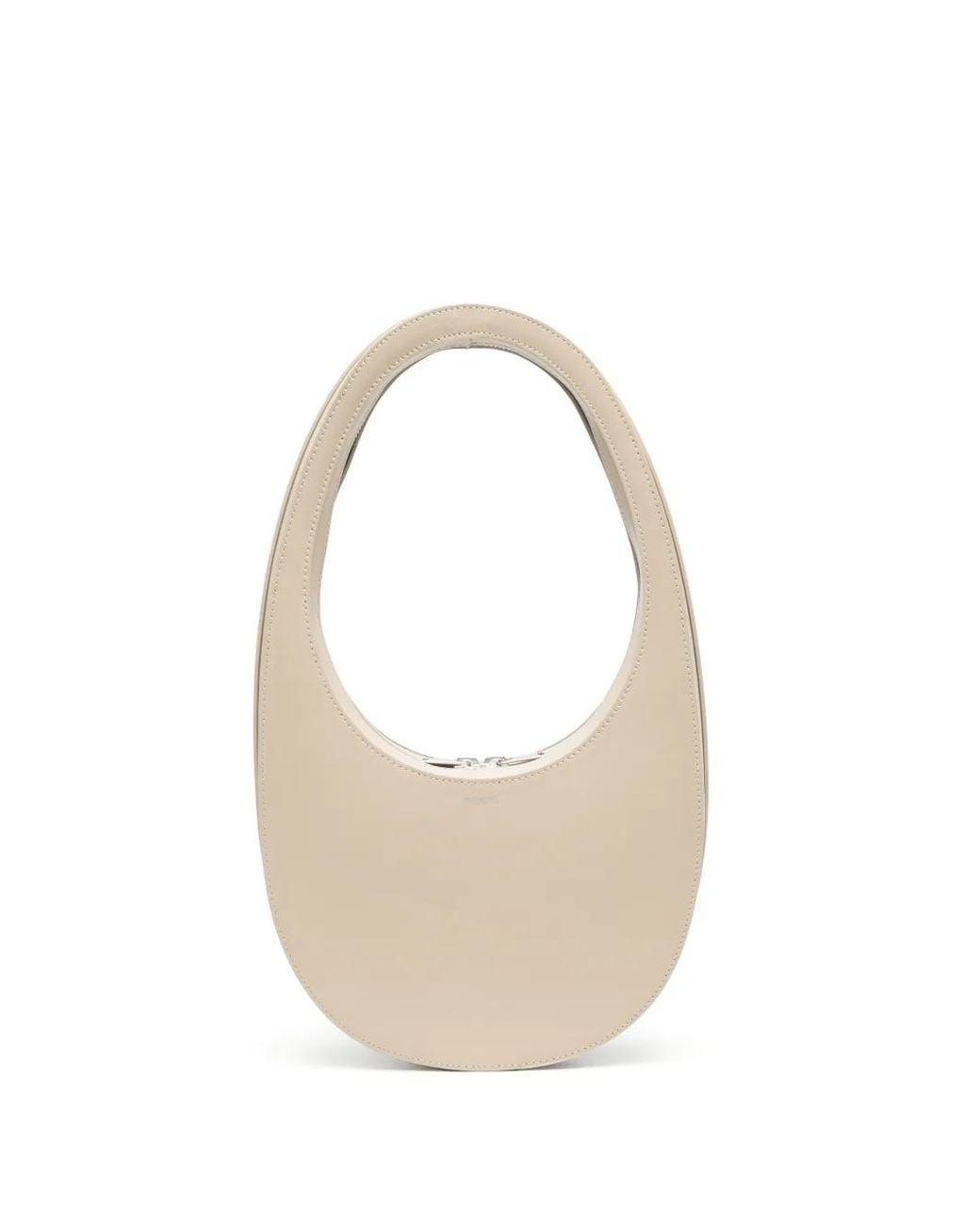 Coperni White Swipe Leather Shoulder Bag