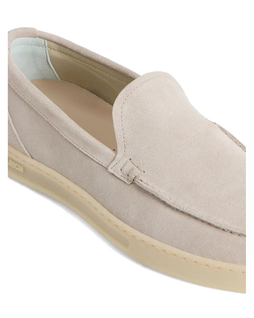 Woolrich White Suede Loafers for men