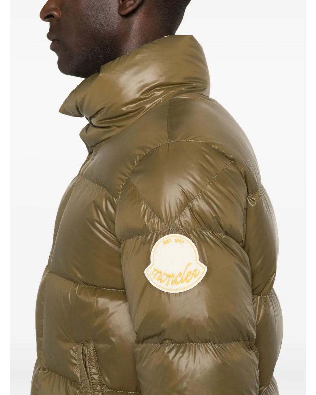 Moncler Green 'Tripiti' Short Down Jacket for men