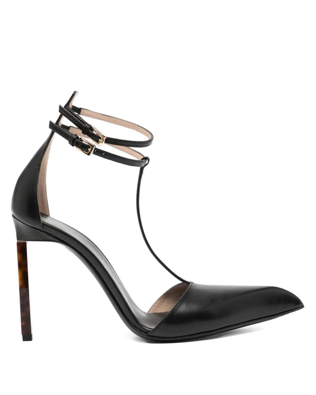 Tom Ford Black 105Mm T-Strap Pumps