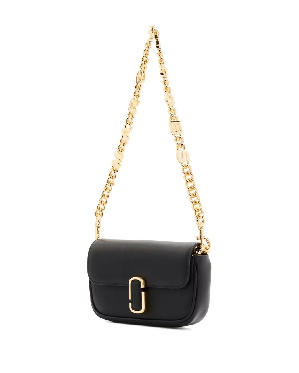 Marc Jacobs White The Logo Chain-Link Shoulder Strap