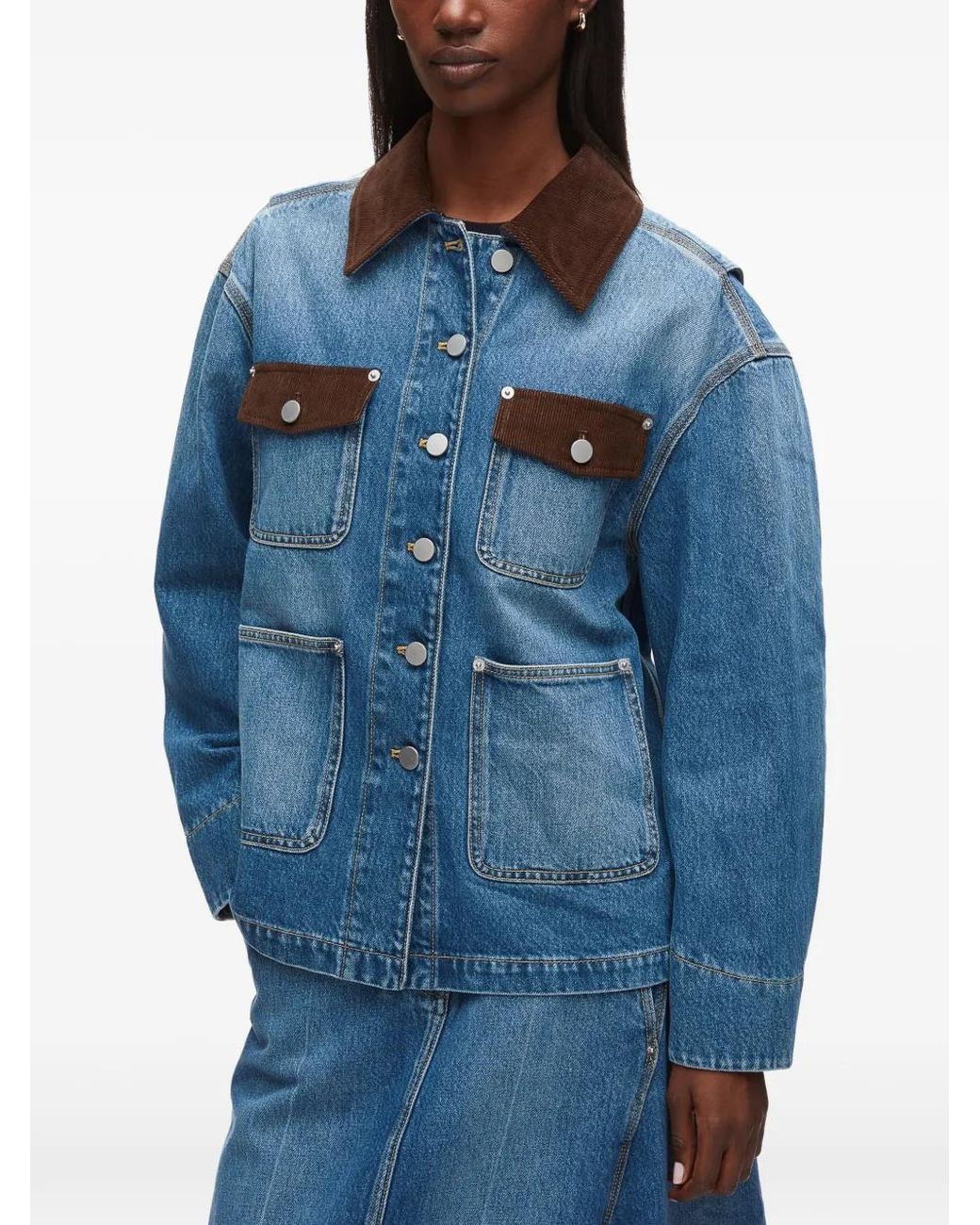 3.1 Phillip Lim Blue Long-Sleeves Jacket