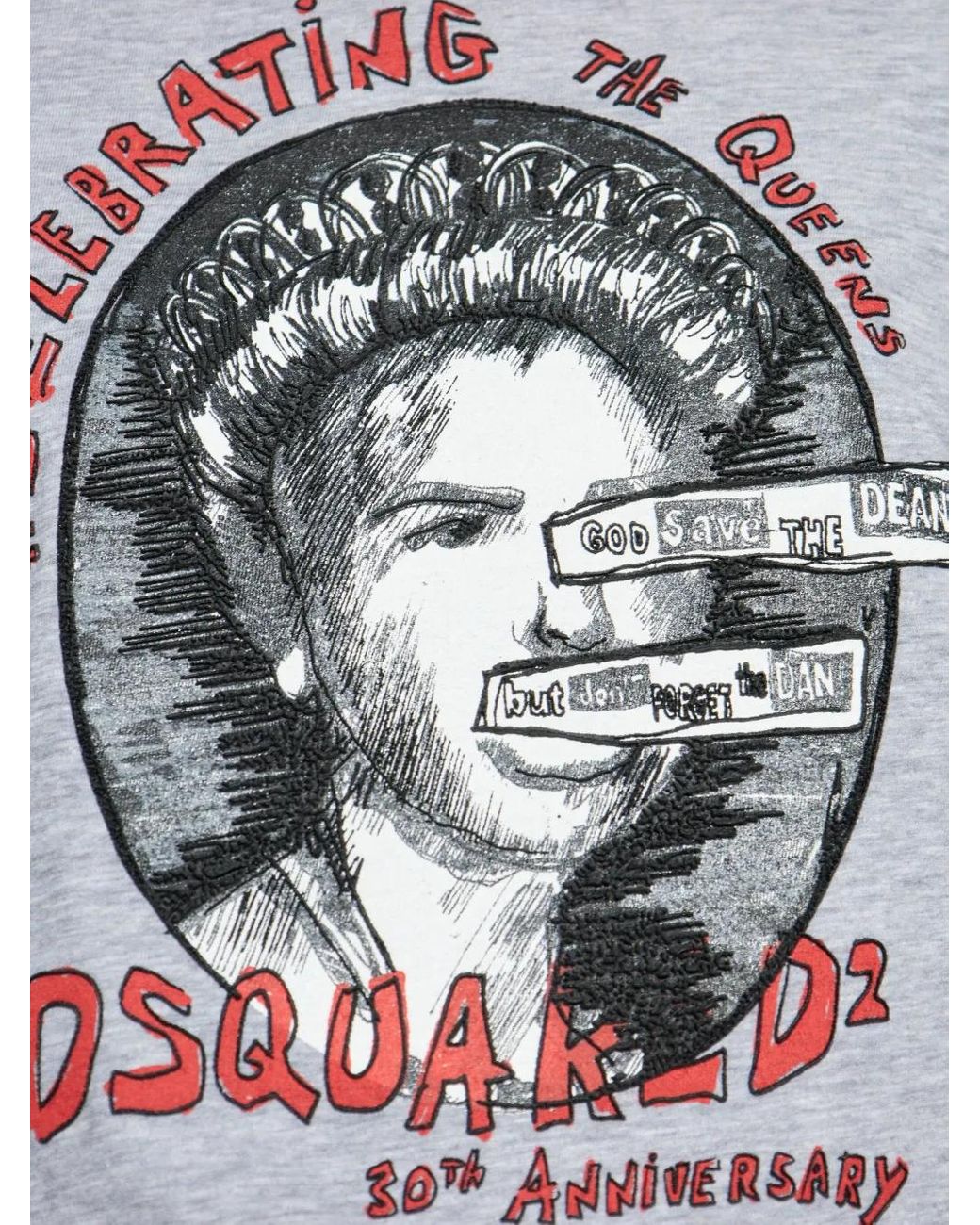 DSquared² Gray Cotton T-Shirt