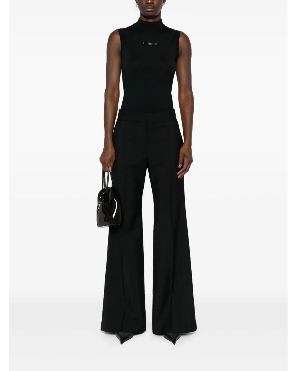 Givenchy Black Flared Trousers