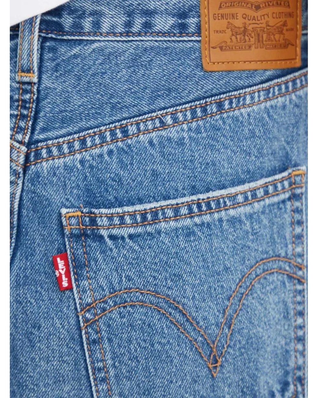 Levi's Blue Cargo Pocket Skirt
