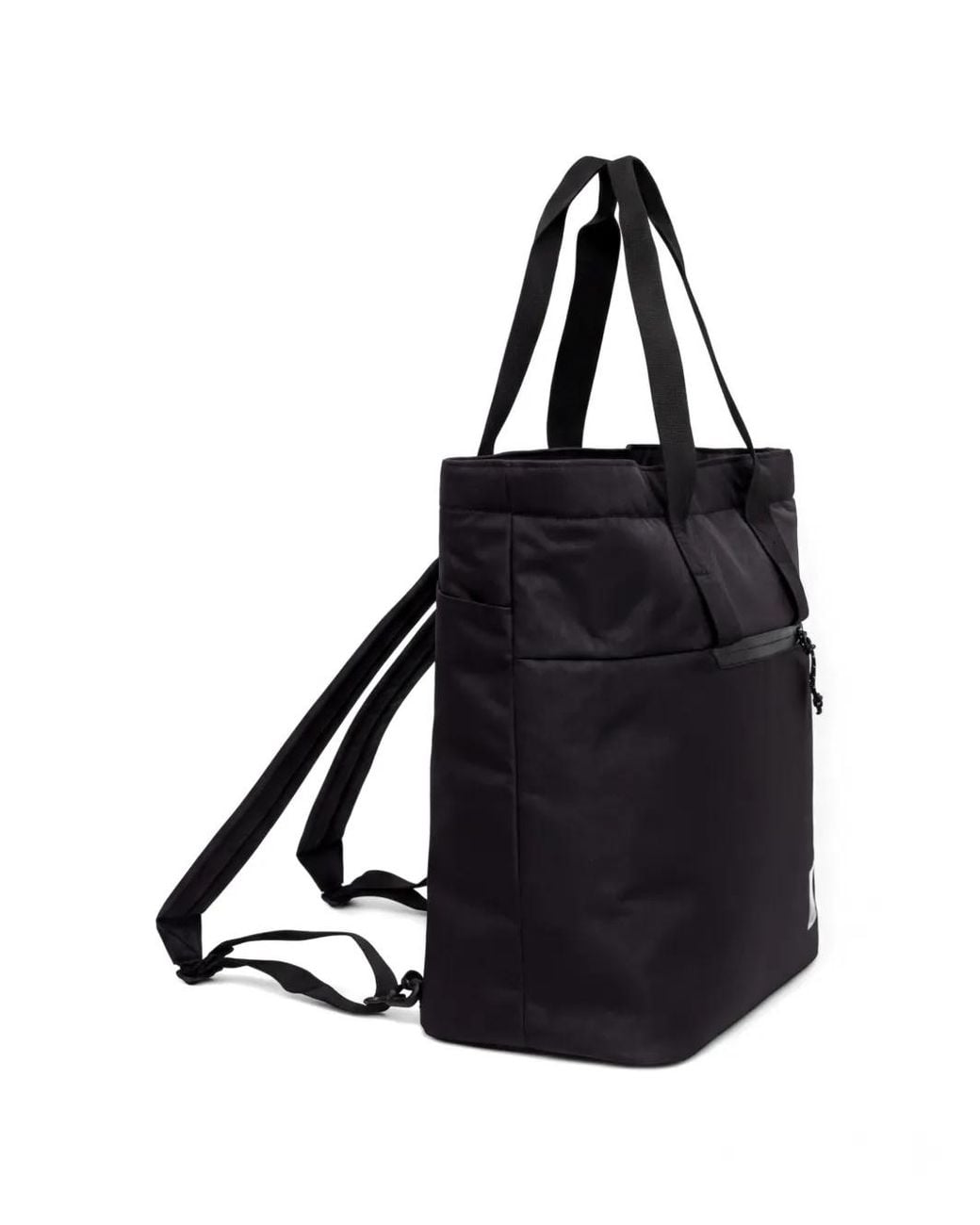 Jack Wolfskin Black Logo-Patch Backpack