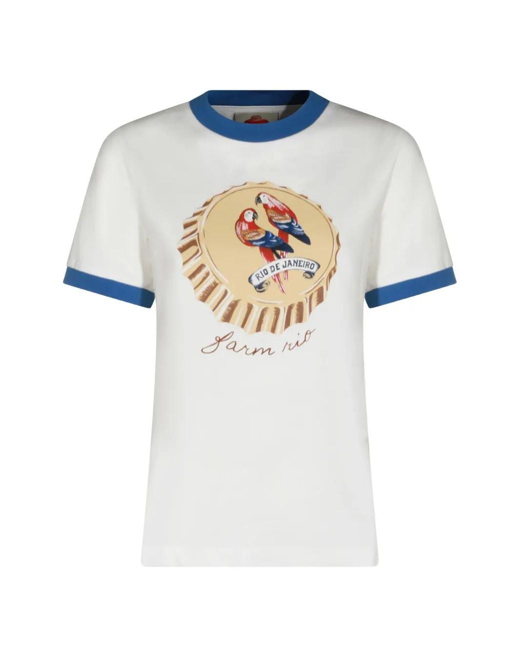 Farm Rio White Beer Cap Organic Cotton Baby T-Shirt
