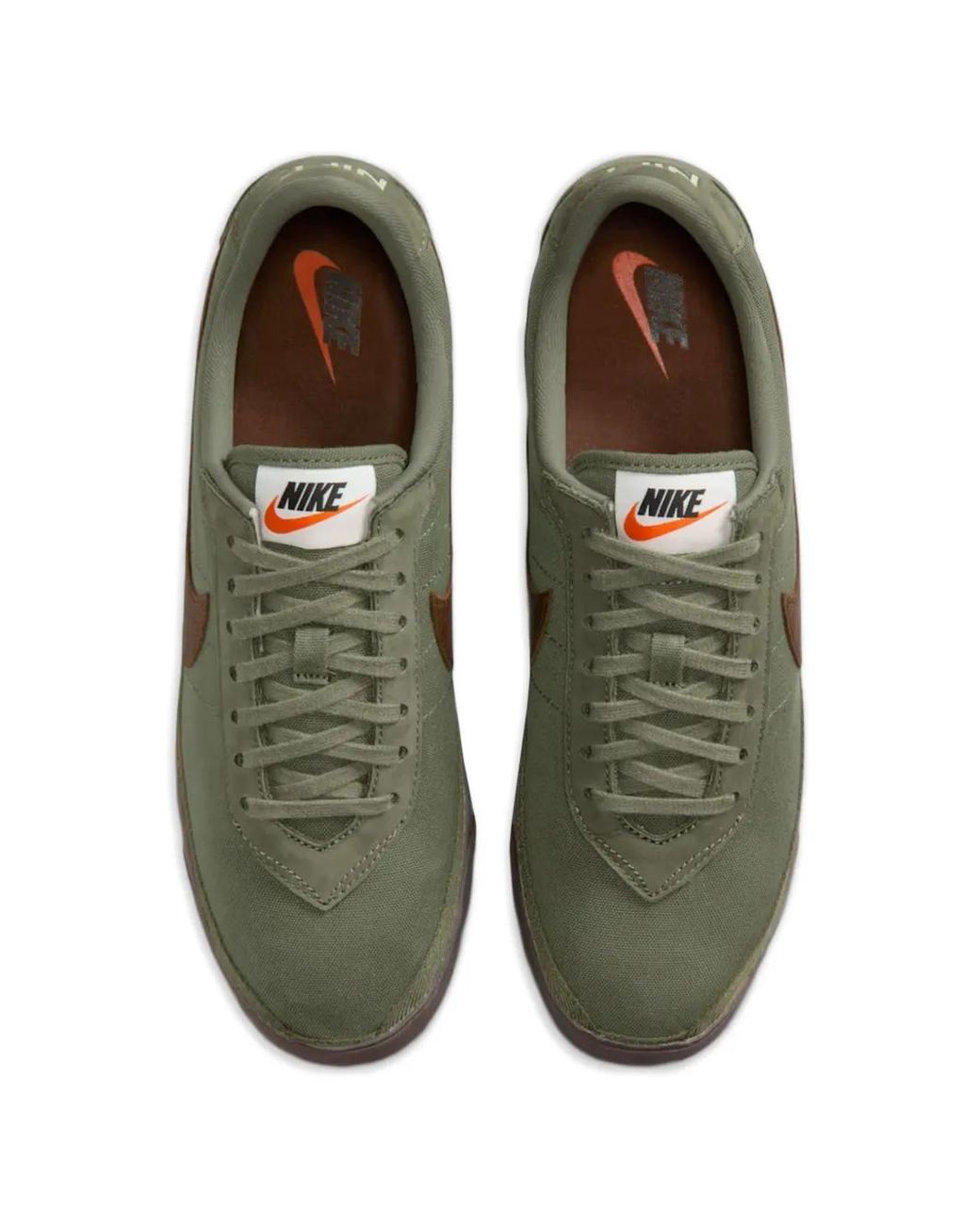 Nike Green Astrograbber Lace-Up Sneakers for men