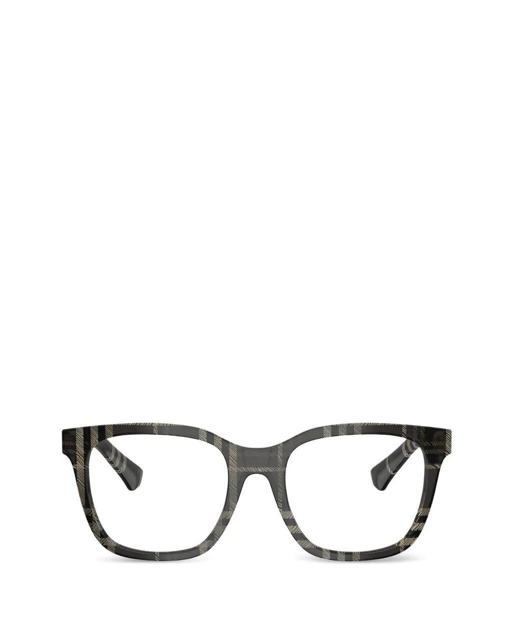 Burberry Black Brille Mit Geometrischem Gestell