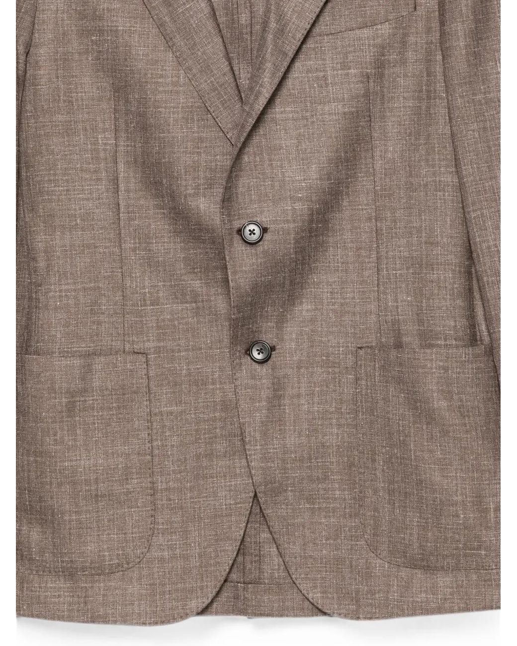 L.b.m. 1911 Brown Single-Breasted Notched-Lapel Jacket for men
