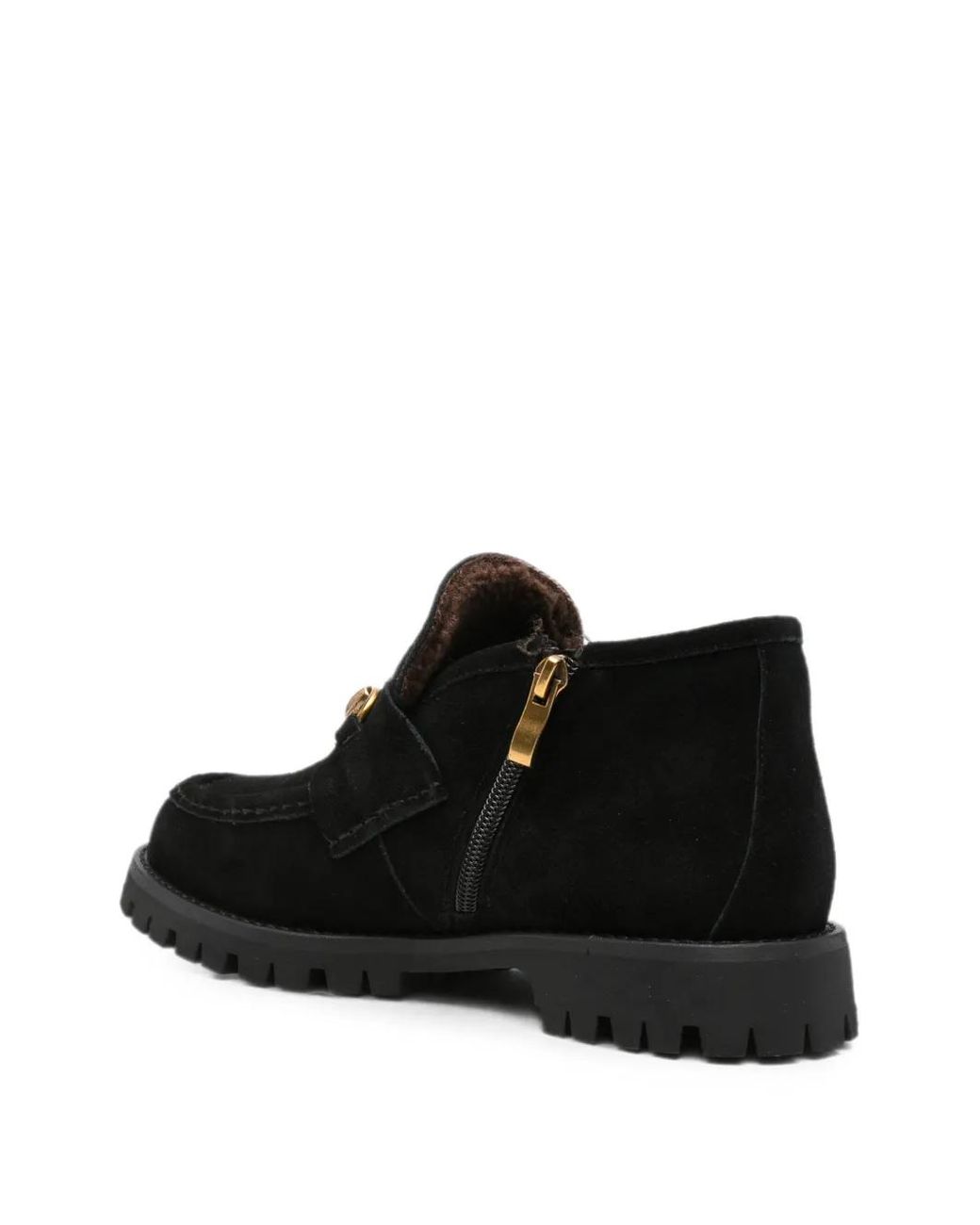 SERGIO MORETTI FIRENZE Black Horsebit Boots