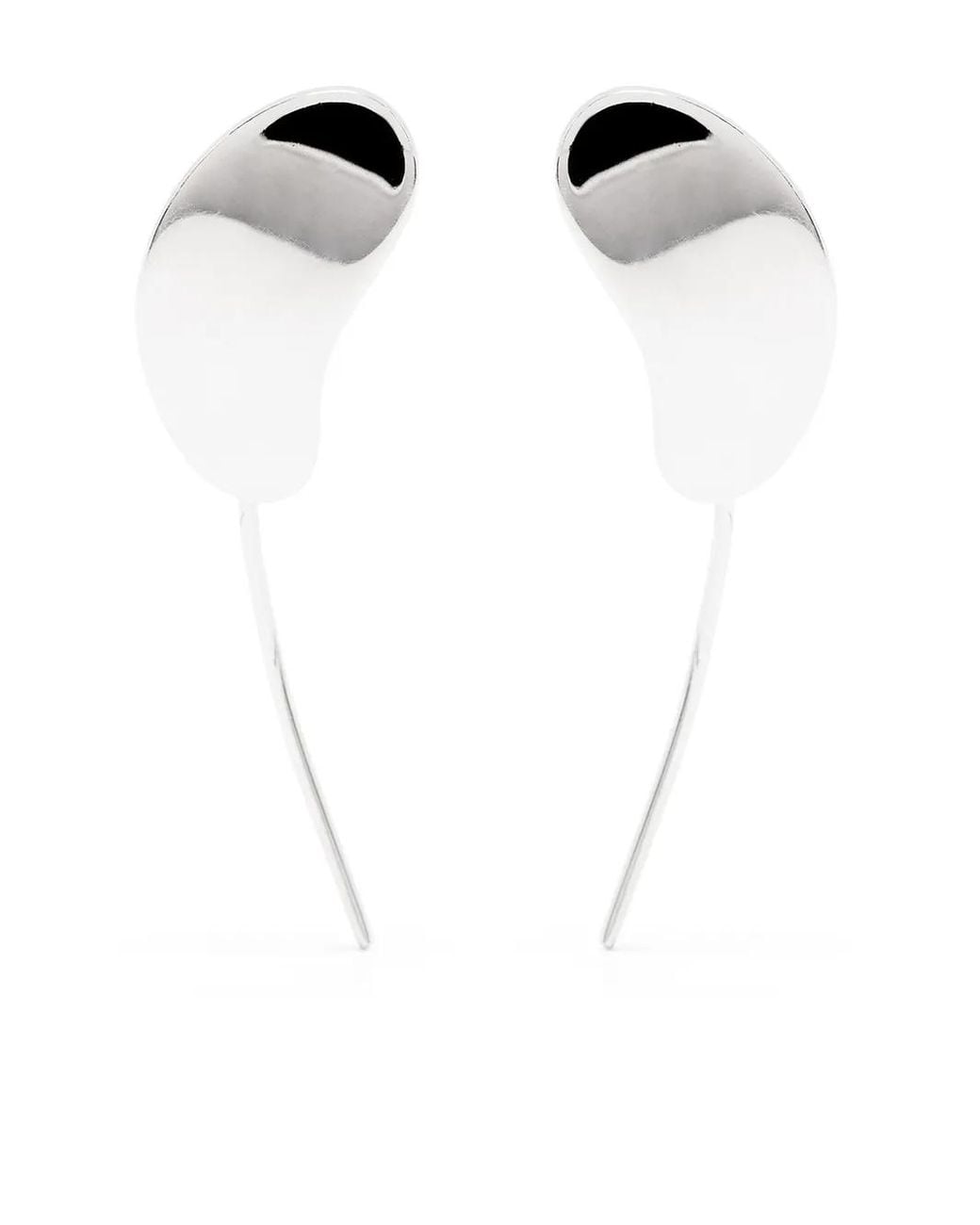 Charlotte Chesnais White Nues Polished-Finish Earrings