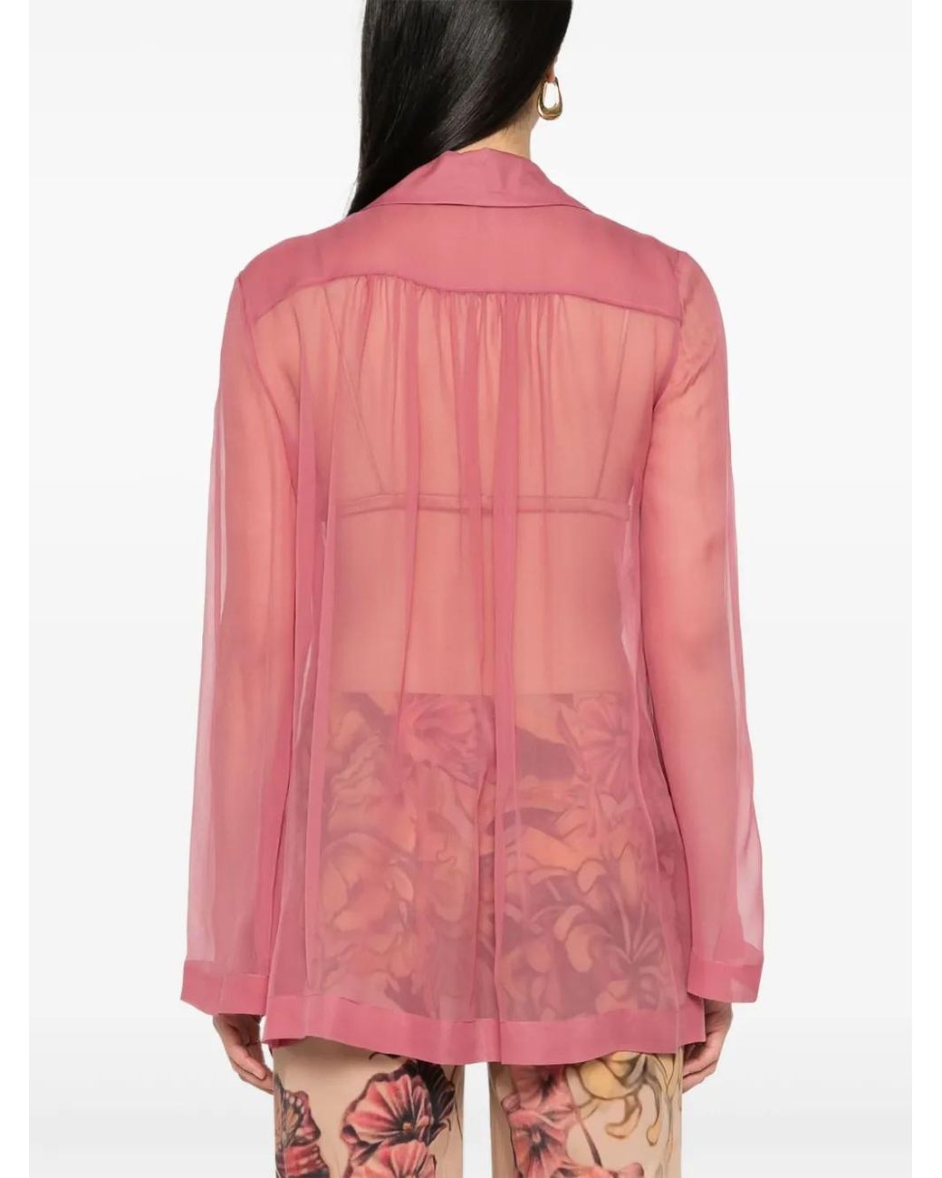 Alberta Ferretti Pink Shirts