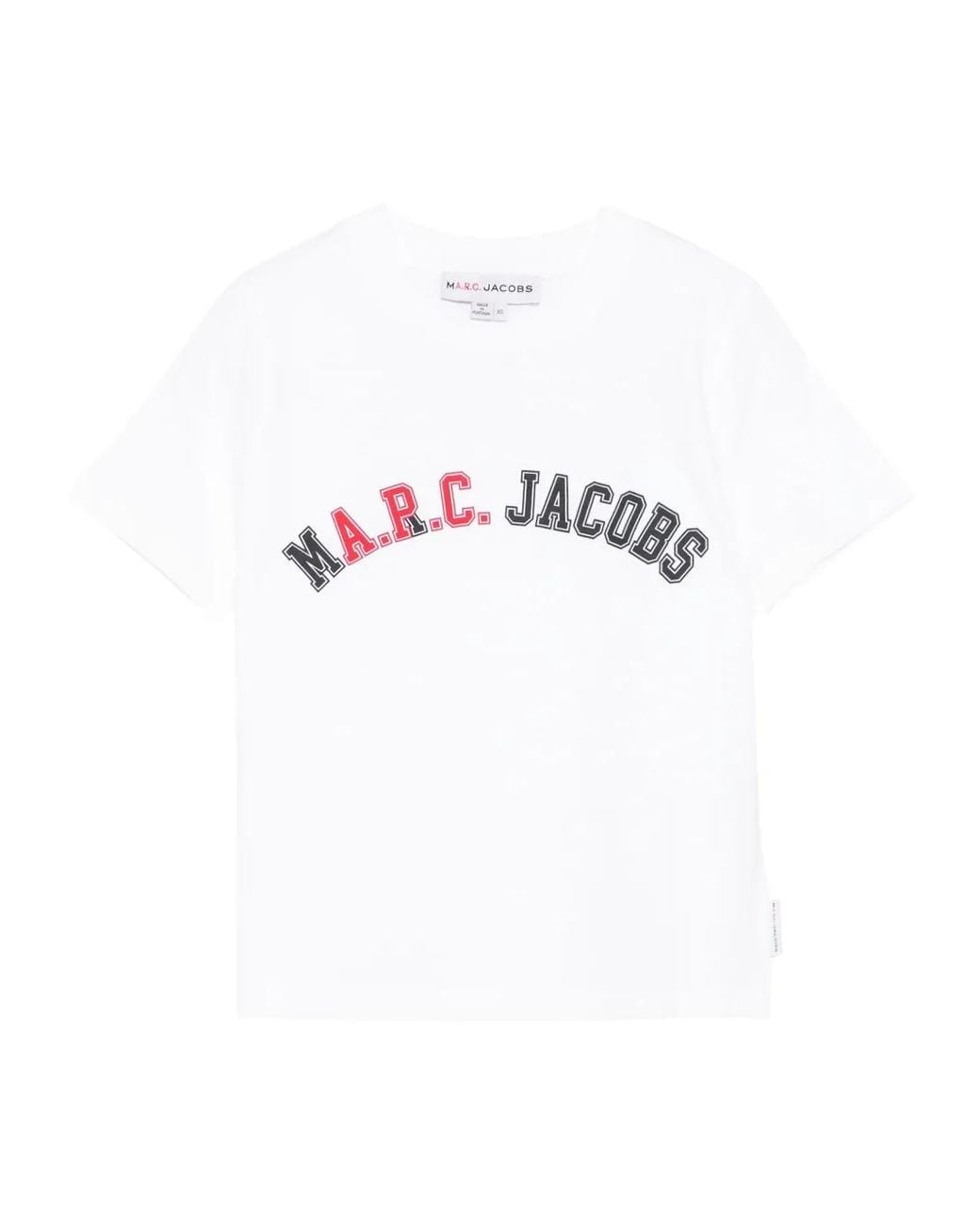 A.P.C. White X Marc Jacobs Logo-Print T-Shirt
