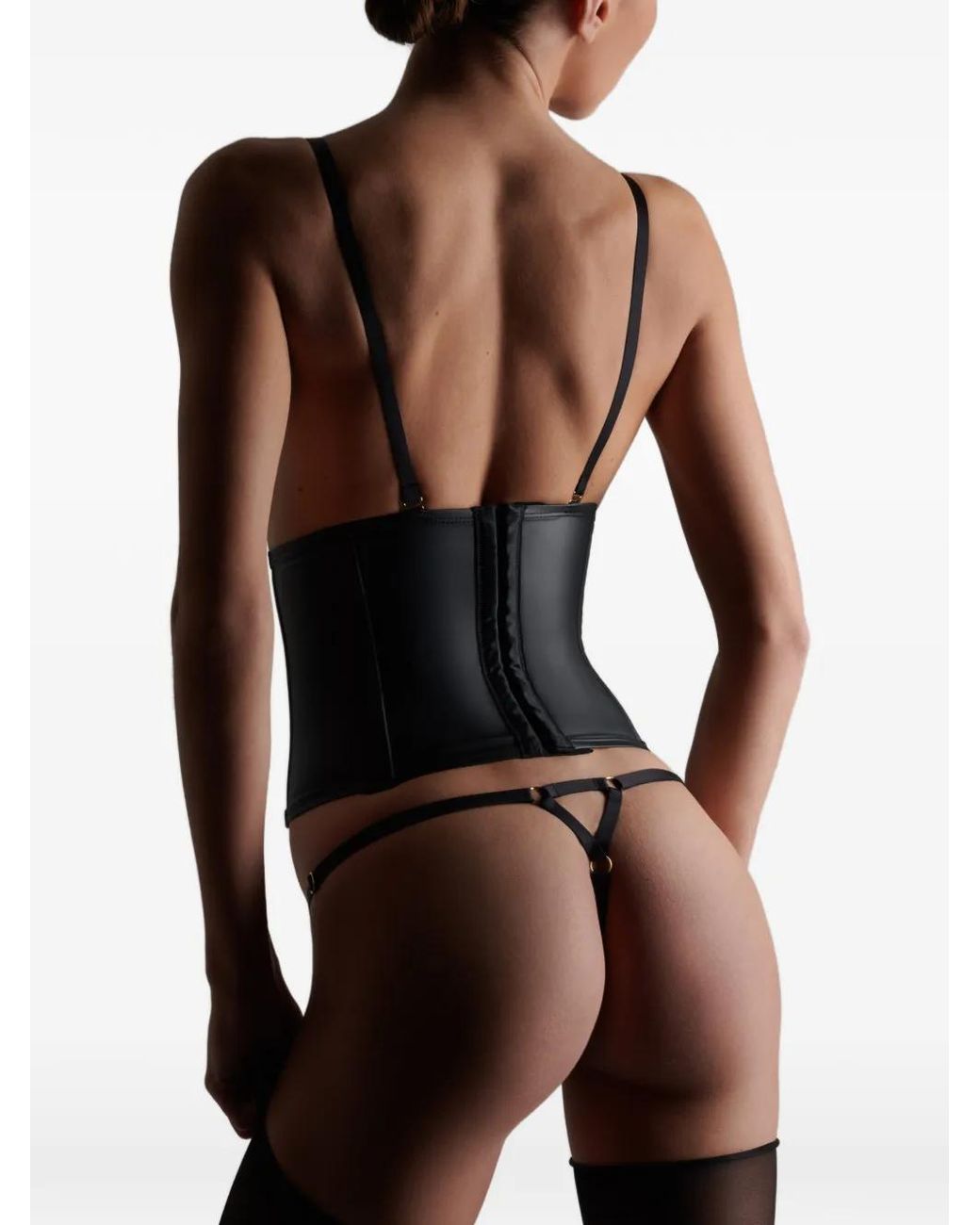 Maison Close Black Chambre Noire Porte-Jarretelles Corset