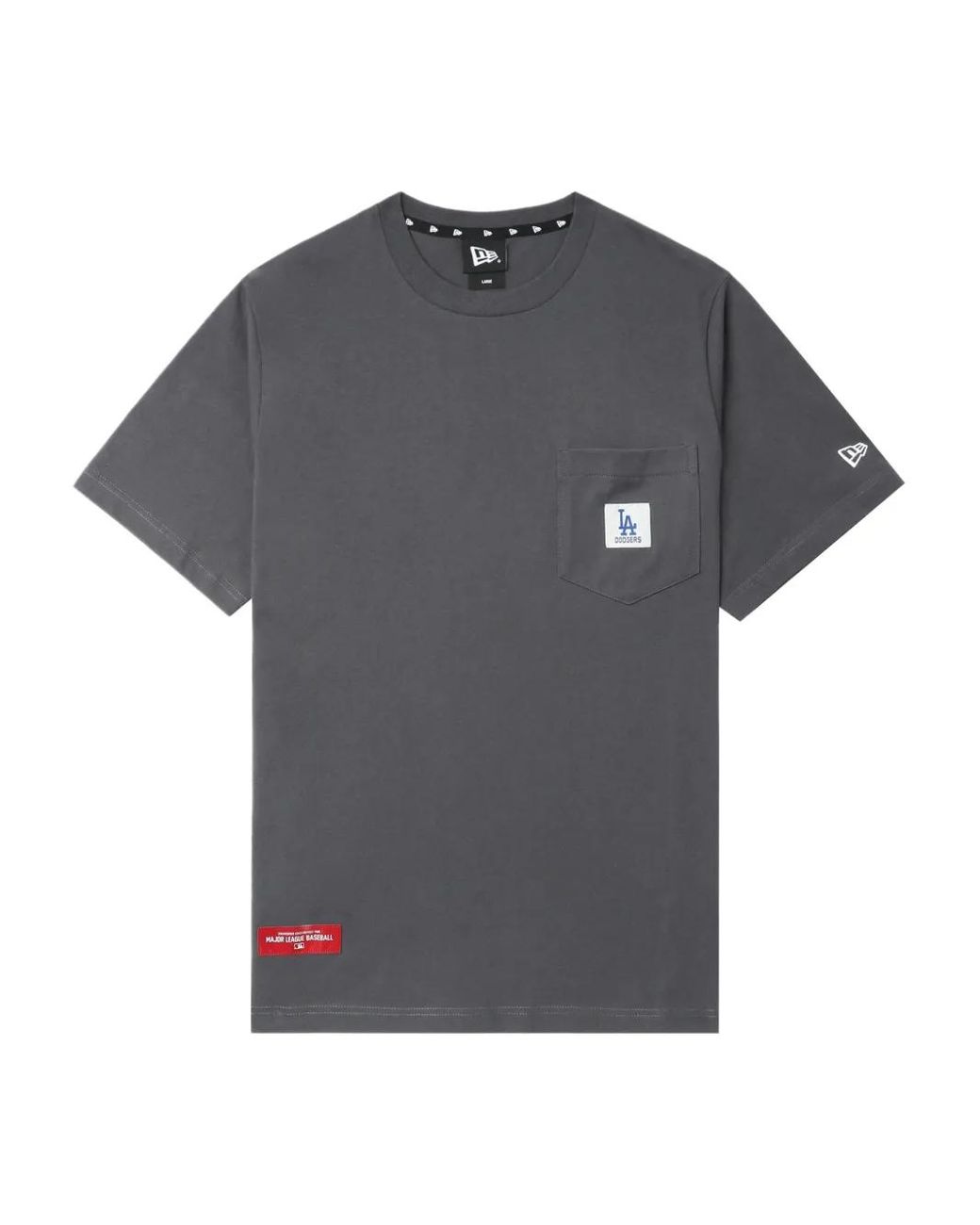 KTZ Gray T-Shirt À Poche Poitrine for men